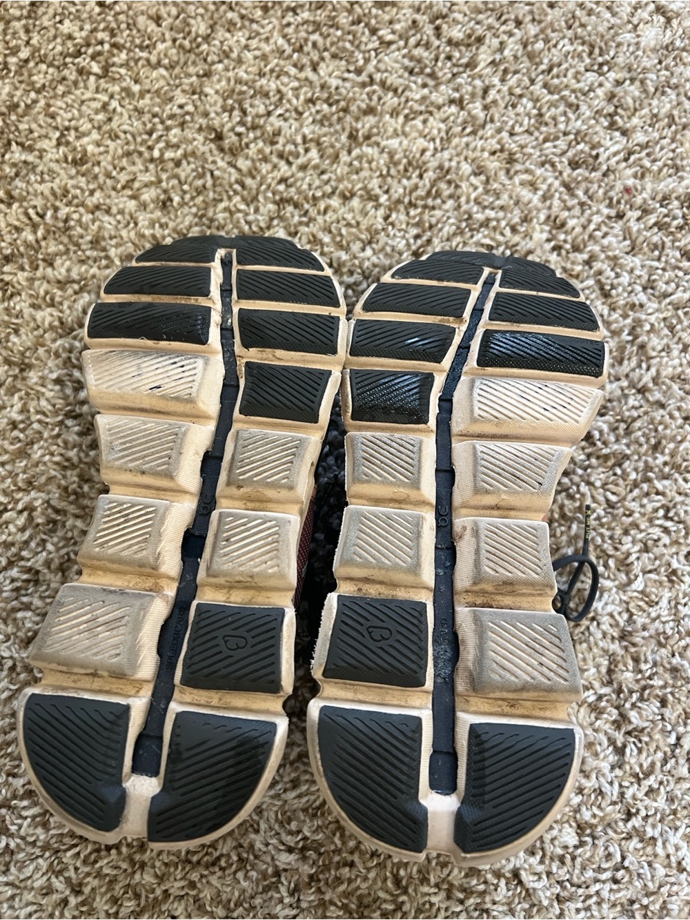 On Running Women's Running Shoes - Pink, Yellow, Black - Picture 7 of 9